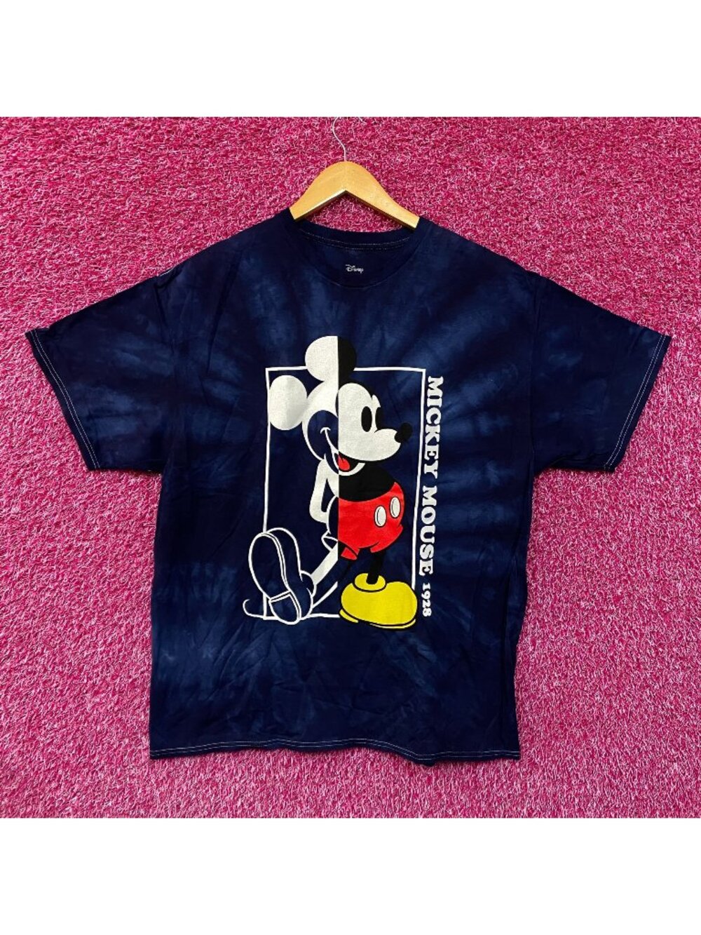 Mickey Mouse tie dye streetwear Tshirt size Extra Large